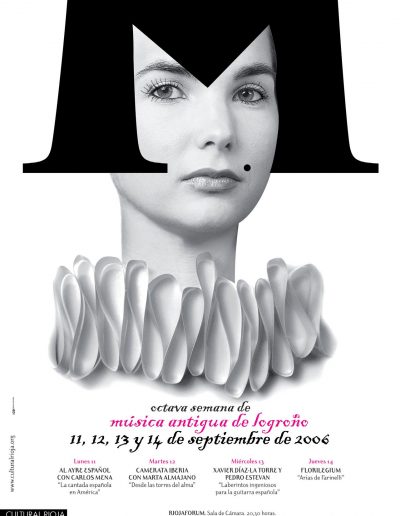 CARTELES PARA LA SEMANA DE LA MUSICA ANTIGUA EN LA RIOJA