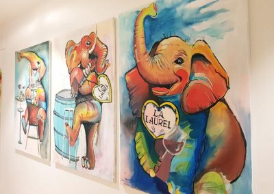 2024. Cuadros para el Centro Riojano en San Sebastián Asociación La Laurel