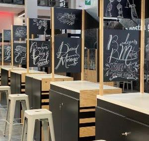 LETTERING para el Stand de Bodegas Familiares de Rioja