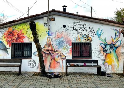Mural en Segovia Plaza del Sol