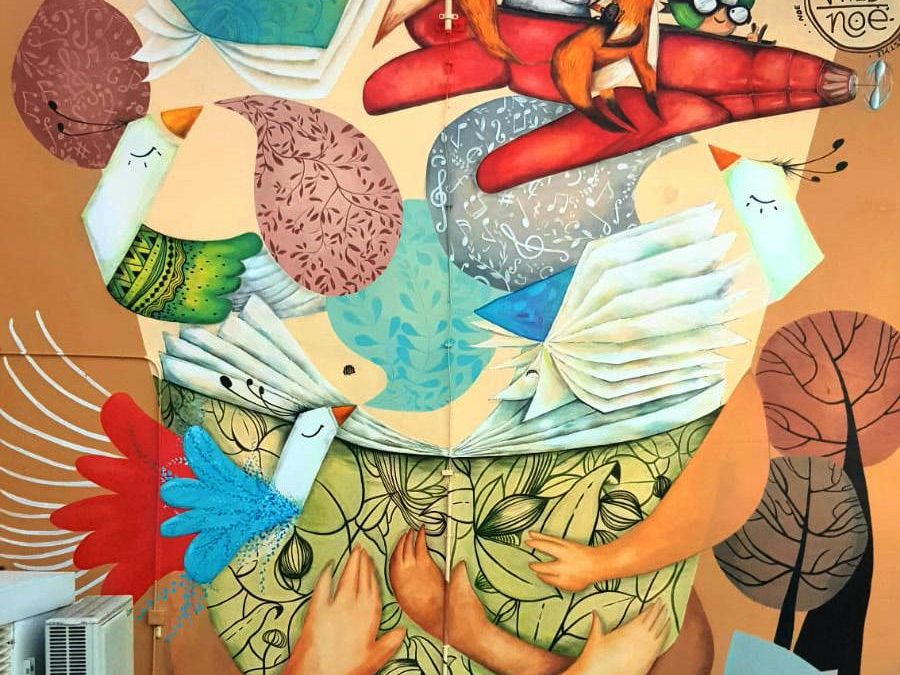 Mural realizado para el Ayto. De Villamediana de Iregua